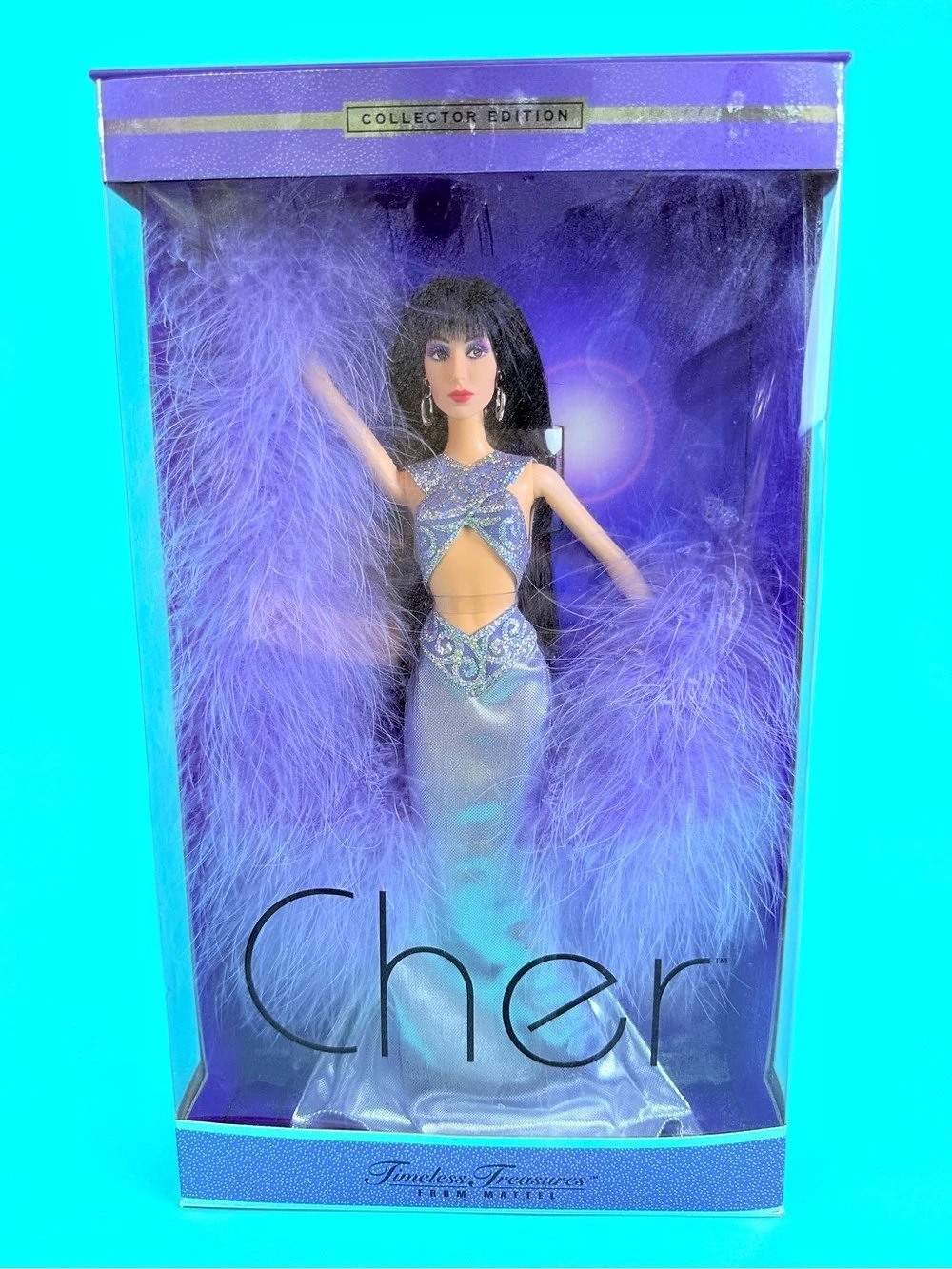 Barbie Cher Collector Doll Purple Silver Like New